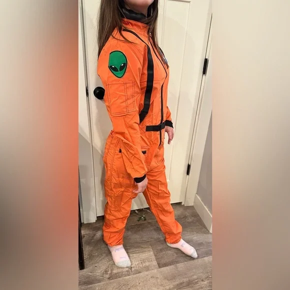 Dolls Kill NASA-TY Flight Suit Costume Sz small Halloween Space Astronaut - Picture 8 of 9